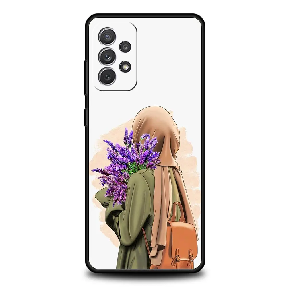 Elegant Muslim Arabic Girl Design Phone Case Cover - Artistic Protection
