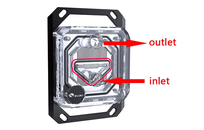 Bykski CPU Block Use for INTEL LGA115X 1200 1700 2011 /AMD Ryzen 3/5/7 X470 X570 Water Cooler Radiator CPU-XPR-C-M/CPU-XPR-C-I 2 S12728d15e1df4ac5844b4a2f381e9fefh