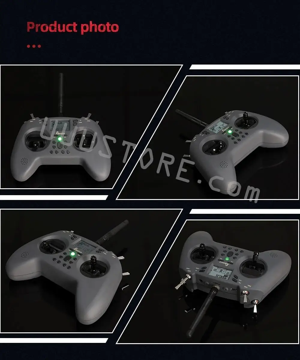 Jumper T-Lite V2 Transmitter - 2.4GHz 16CH Hall Sensor Gimbals Built-in ELRS/ JP4IN1 Multi-protocol OpenTX Transmitter for RC Drone Airplane FPV Remote Controller 15 Jumper T-Lite V2 Transmitter, Button top 18650 won't fit T-Lite V2) * Voice and Vib