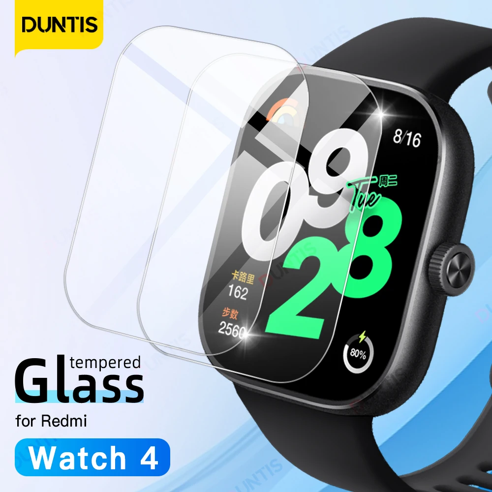 2.5D Tempered Glass Film for Xiaomi Redmi Watch 4 HD Screen Protector for Mi Redmi Watch 4 Anti-scratch Protective Glass