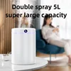 5L Large Capacity Double Spray Air Humidifier Usb Desktop Home Silent Bedroom Office Night Light Digital Display Humidifier 1