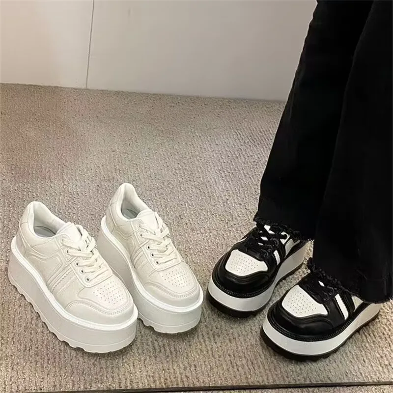 Women Sneakers Fashion Shoes Spring Trend Casual Flats Female Fashion Comfort White Vulcanized Platform Shoes Zapatos De Mujer 4