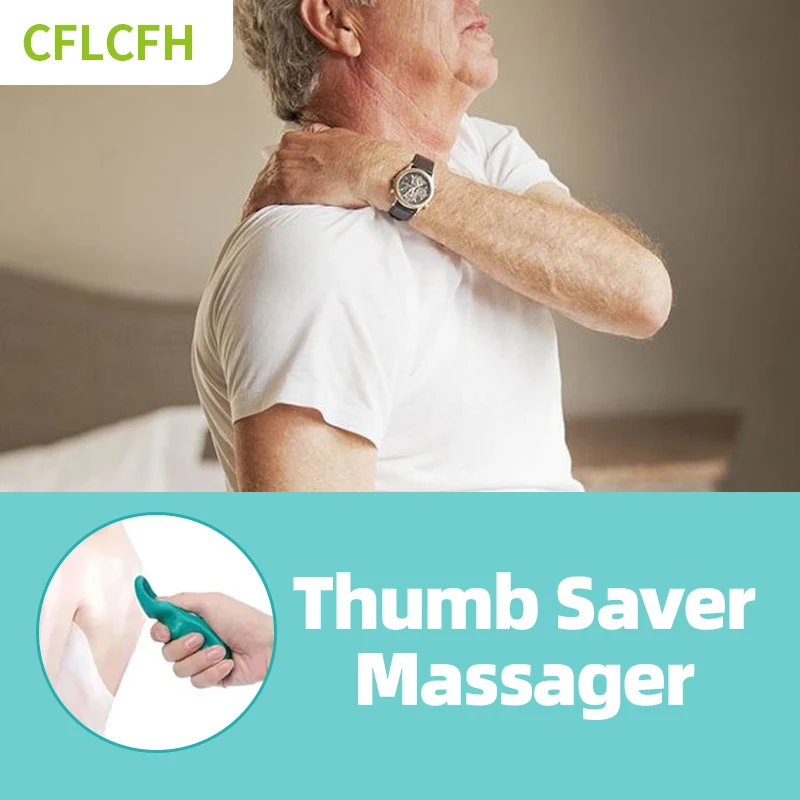 

Thumb Saver Massager Point Physiotherapy Soothing Tool Body Deep Tissue Finger Pressure Press Trigger Manual Massage Stick