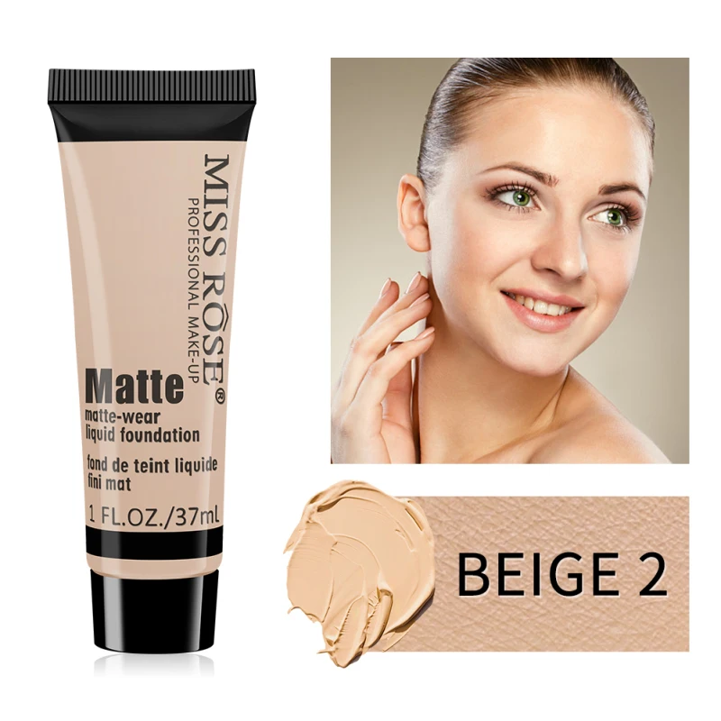 Professional Foundation Make-up Repairing Concealer Cream Matte-wear Liquid Foundation Lasting Waterproof Cosmetic liquid foundation