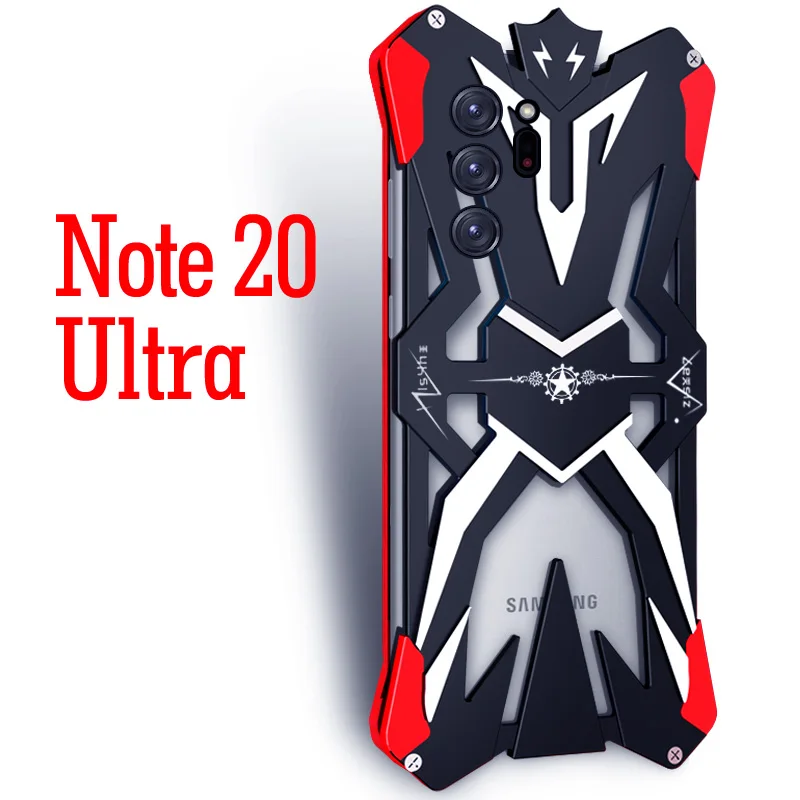 Original Zimon Luxury Thor Heavy Duty Armor Metal Aluminum Mobile Phone Case For Samsung Galaxy Note 20 Note20 Ultra Cover Cases