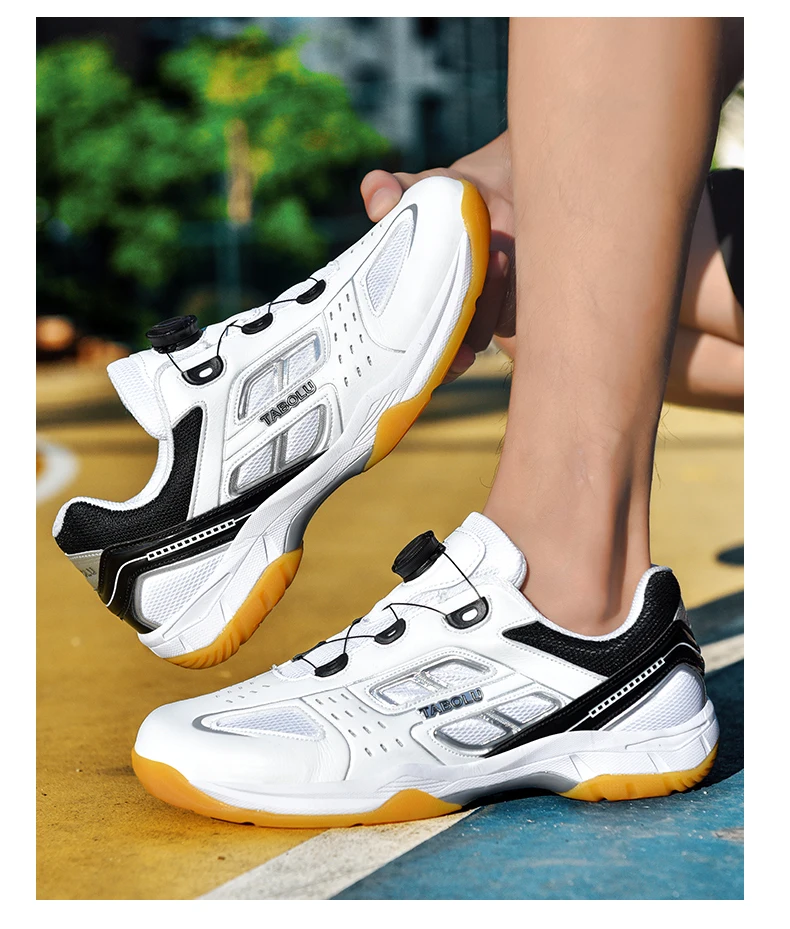 Description Picture 2 of itemMen's and women's professional breathable badminton tennis shoes indoor non-slip light comfortable table tennis training sneaker