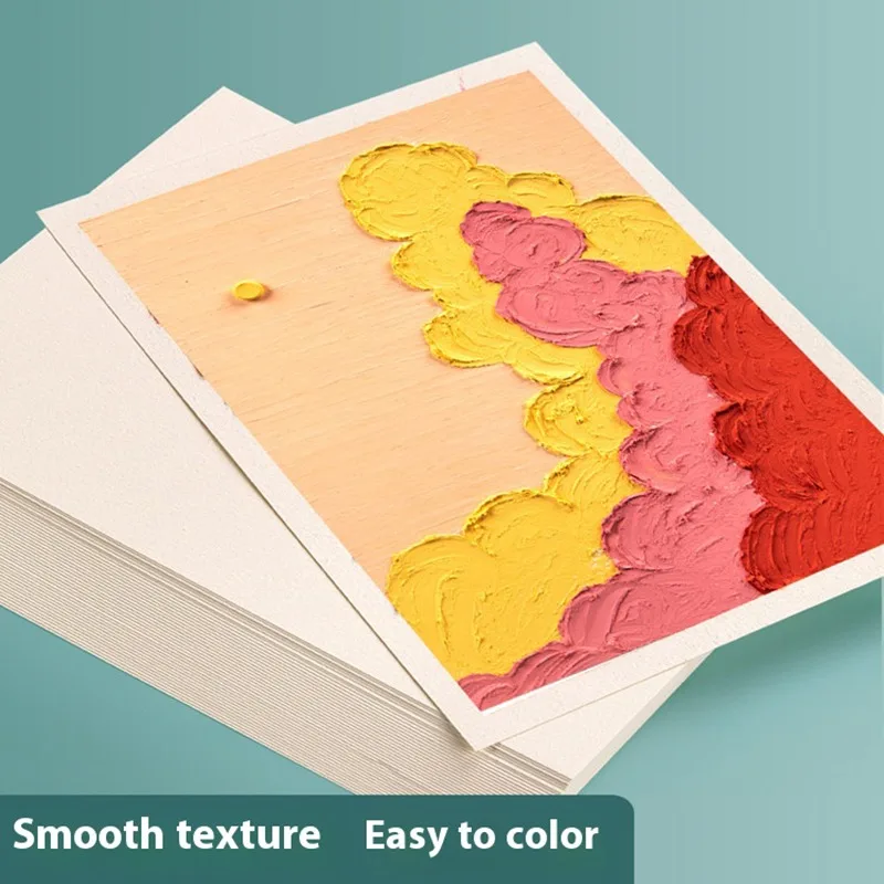 Oil Pastel Paper Painting 200g A4 Sketch Blank Drawing Cardboard 32k/16k Heavy Color Artist A5 Oil Painting Stick Special Paper 4