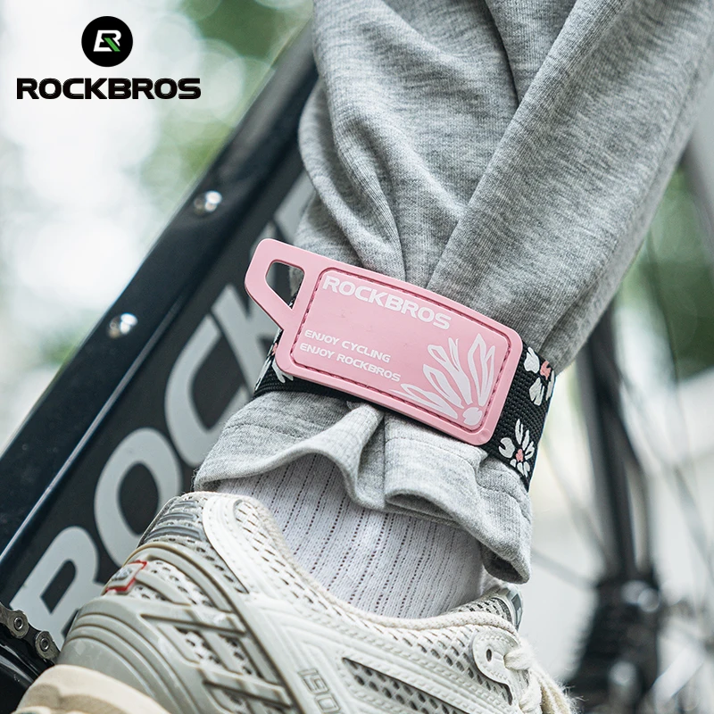 Portable Bicycle Leg Strap Ankle Elastic Band Leg Band Wrist Safety Reflective Bandage Cycling Bike Accessories ROCKBROS