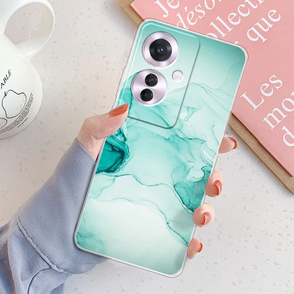 Shockproof Clear Soft Silicone Phone Case for OPPO Reno11 F 5G and Oppo F25 Pro 5G