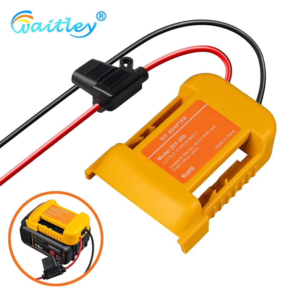 External Battery Adapter Converter for DEWALT 18V/20V/54V Battery DIY