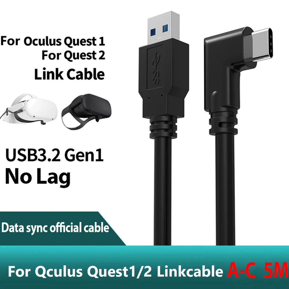 Link Cable For Oculus Quest 2 Usb 3.2 Gen 1 Data Transfer Cable Quick