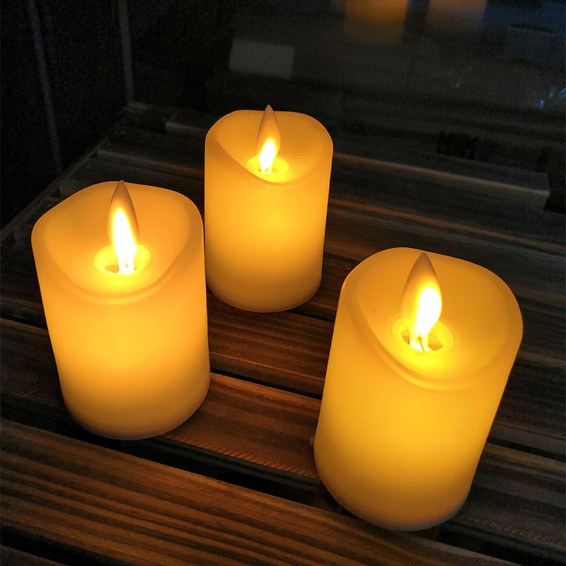 Led Candle Lamp Electronic Candle Led Battery Power Candles Flameless