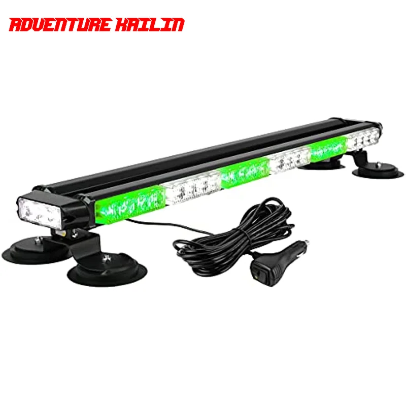 

29.5-Inch 54 LED Strobe Lamp Double-Sided Flashing High Intensity Emergency Warning Flash Strobe Lamp with Magnetic Base