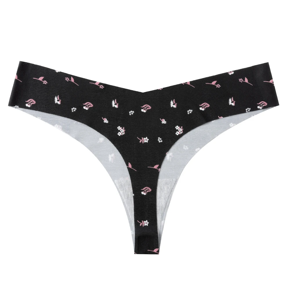 Elegant Ice Silk Seamless Bikini Panties – Soft, High-Elasticity Low-Rise Underwear
