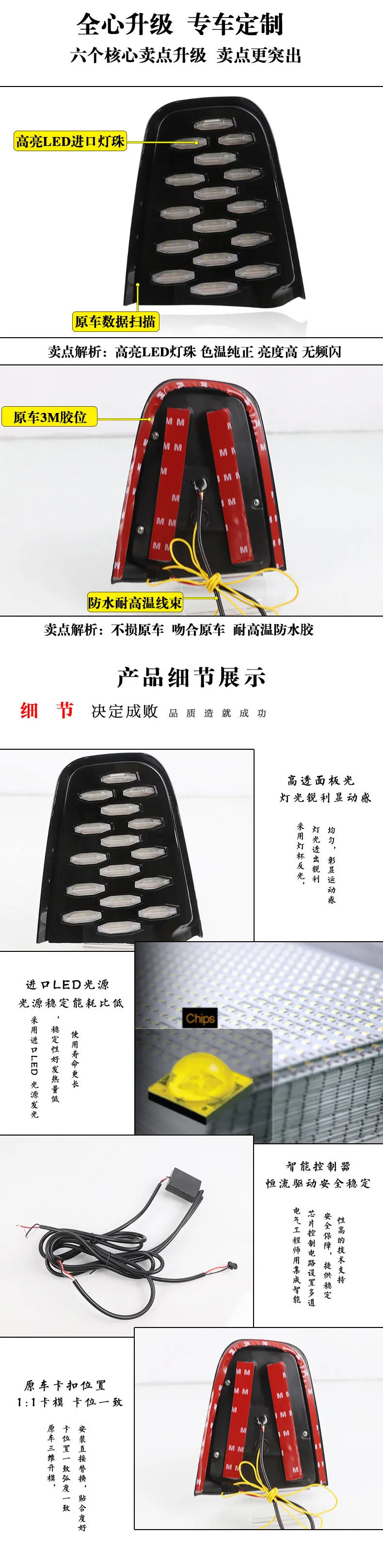 For Changan CS75 Plus 2020 Car Led Daytime Running Light Streamer Turn Signal Front Fog Light Modified 12V Daylights Accessories detail image 4