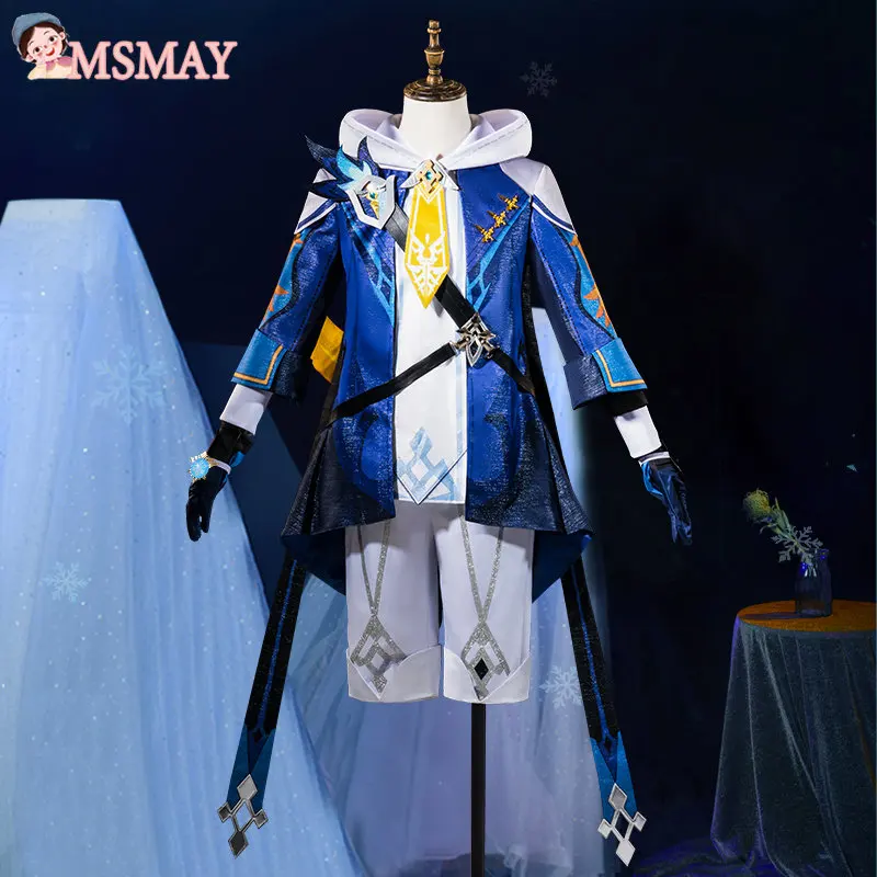 

MsMay Genshin Impact Surveyor Mika Schmidt Cosplay Costume Cosplay Knapsack Daily Knapsack Cosplay Accessories