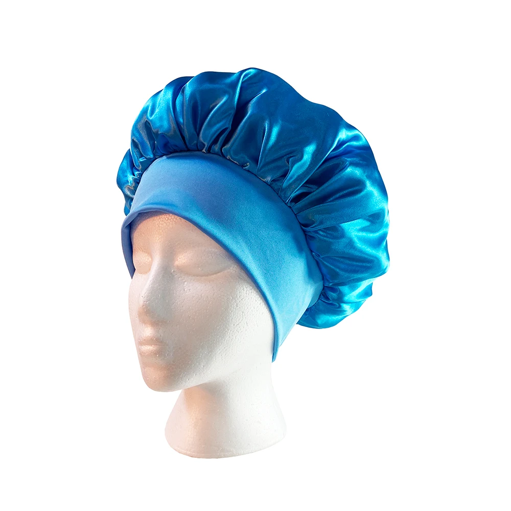 Bonnet de couchage personnalisé en Satin soyeux pour enfants, 20 pièces,  avec perruque monocouche, avec marque personnalisée, vente en gros -  AliExpress