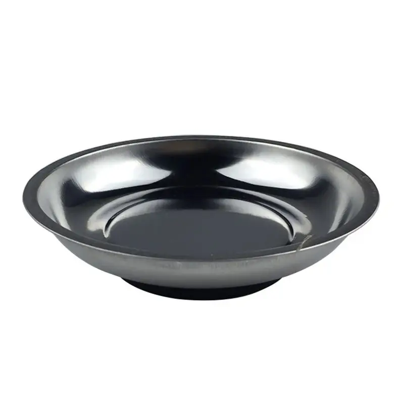 Bol Magnétique Acier Inoxydable - Lot De 4, Diamètre 7.5 Cm, Pour Vis Et Petites Pièces, Fond Caoutchouc - 9