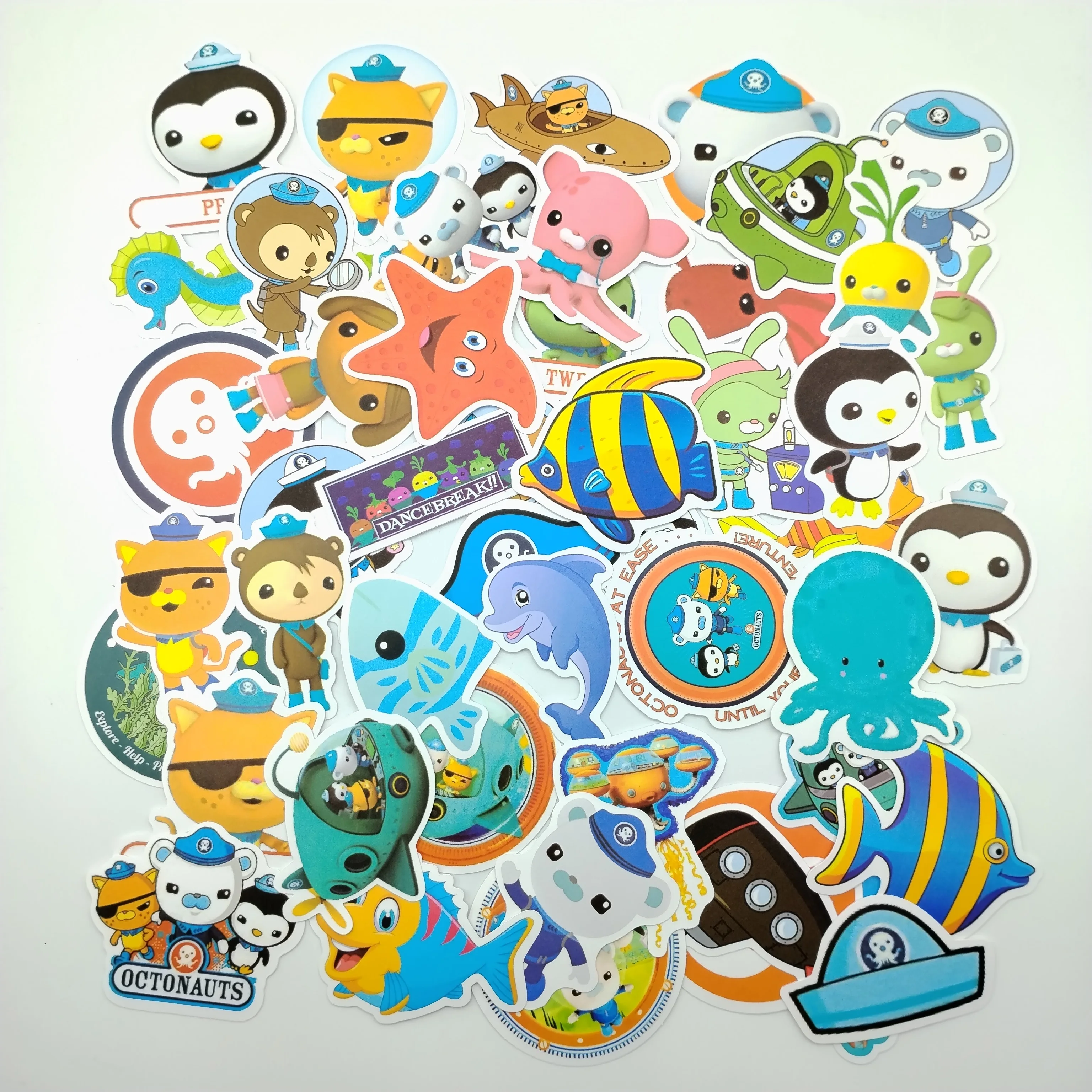 

Octonauts Sticker waterproof Reusable luggage stationery box notebook decoration stickers kids toys gift