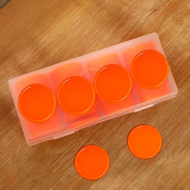 플라스틱 카운팅 칩, 소형 플라스틱 학습 카운터 디스크, 빈 빙고 칩, 37mm, 200 개