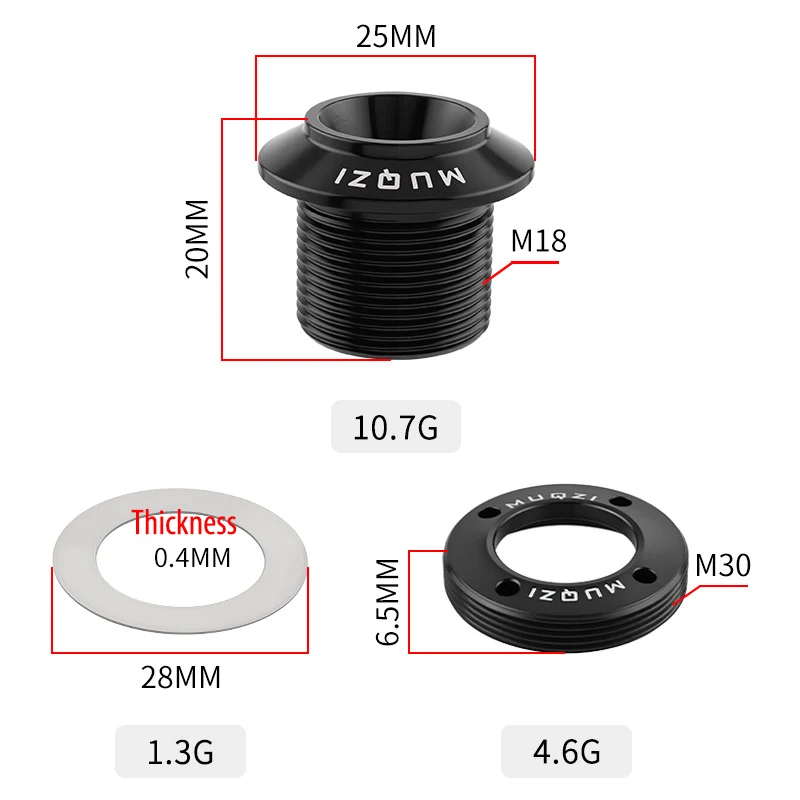 Bike Crank Bolt and Self-Extracting Cap Cover Removal Tool
