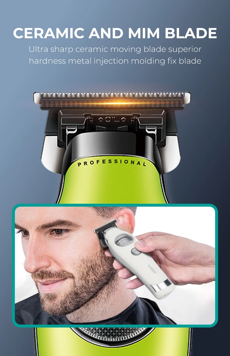 Trimmer Professional Hair Cutting Machine Electric Hair Clipper External Rotor M