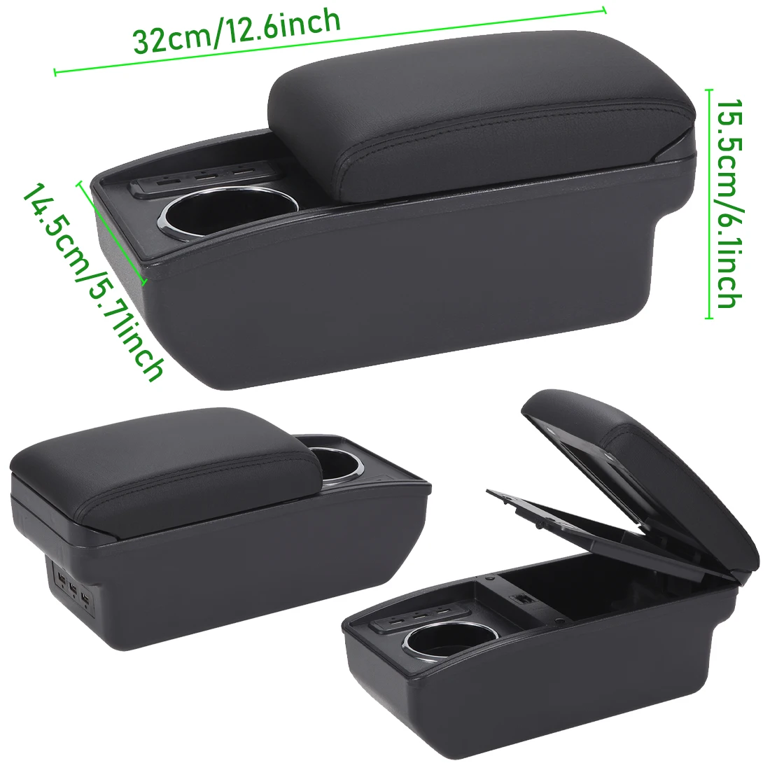 르노 더스터 암레스트 박스 르노 더스터 자동차 암레스트 2010-2018 전용 개조 인테리어 수납 박스 자동차 액세서리