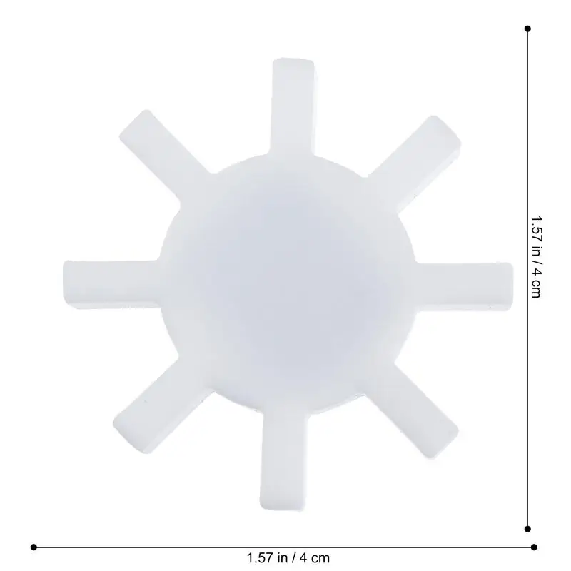 마그네틱 교반기 믹서, 교반 바, 흰색 팔각형 스핀 기어, 1 개