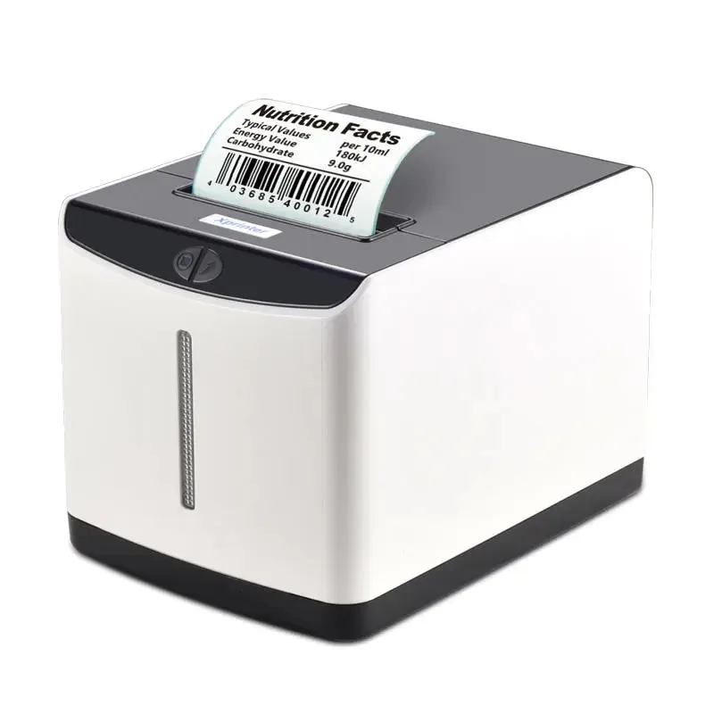 Xprinter 127mm/s USB Port Thermal Label /Receipt Printer 20mm~80mm Label Paper Thermal Barcode Printer  Thermal Receipt Printer