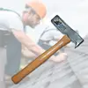 Roofing Hatchets Carbon Steel Heavy Duty for Garden Construction Home Outdoor Camping Emergencies Use Roof Repair F0T6 4
