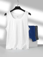 Gilet en pur coton pour hommes, respirant, mince, sport pour jeunes, fondation, hurdle I, ample, été, maillot de corps à col licou 3
