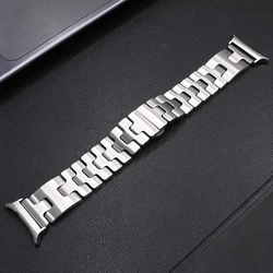 Premium H - Shaped Stainless Steel Quick Fit Metal Strap - Luxury No - Gap Design Bracelet - Galaxy Ultra 47mm (Silver)