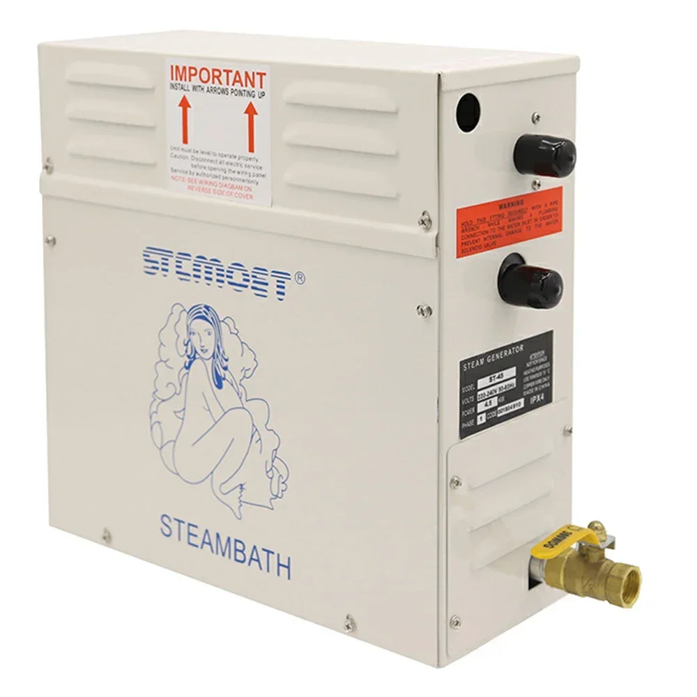 6KW Sauna Spa Steam Generator 220V/240V For Home Steam Shower & Digital Controller Sauna Room SPA Steam Bath Machine 4