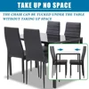 Dining Table Set Glass Dining Room Table Set for Small Spaces Kitchen Table and Chairs for Home Furniture 3