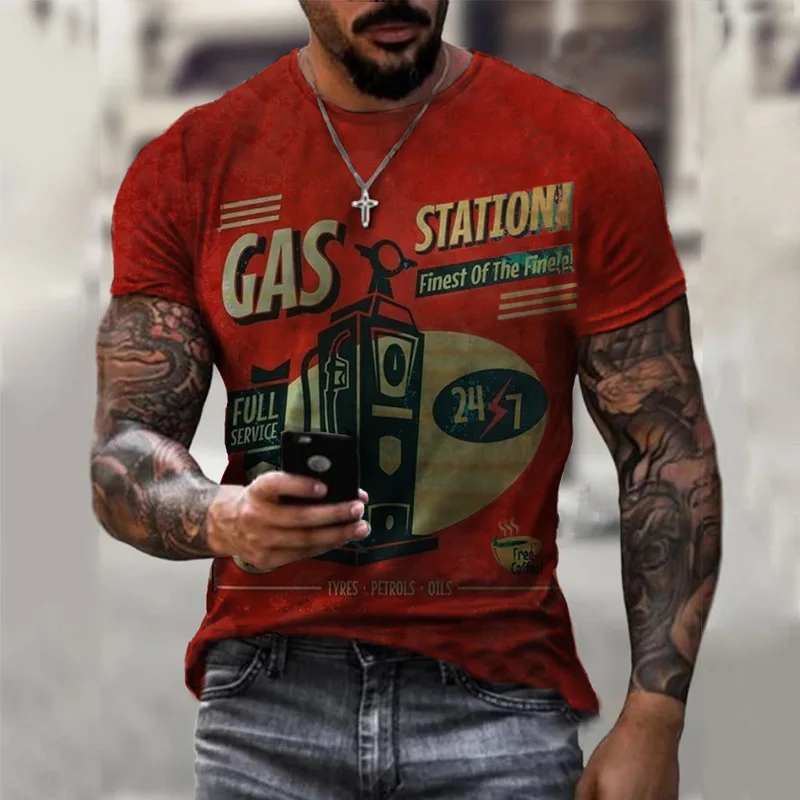 T-shirt 3d Printing Summer Men's Round Neck Comfortable Camiseta 2022 Oversized Breathable Vintage Style Casual Fashion T-shirt T-shirt 3d Printing Summer Men's Round Neck Comfortable Camiseta 2022 Oversized Breathable Vintage Style Casual Fashion T-shirt