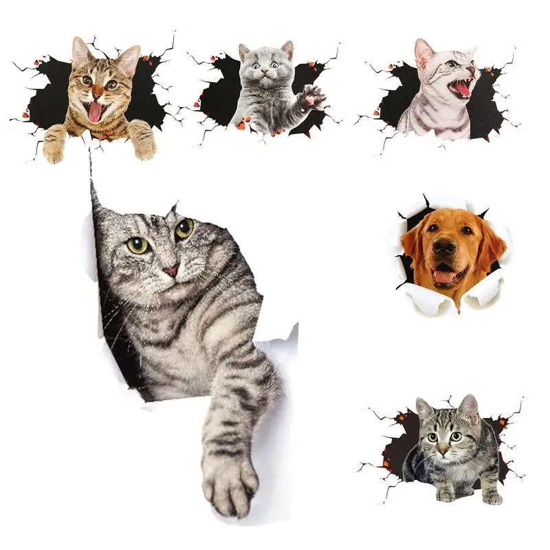 

Adorable Animal Decal For Car Doors And Windows Waterproof, Sunscreen, And Whimsical Auto Decor With Animals Wall Sticker Charm