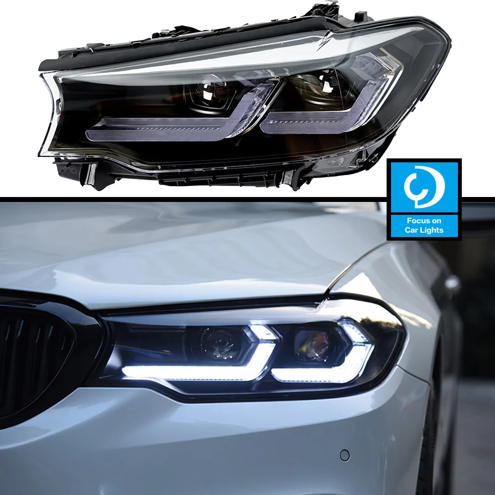 Car-Front-Headlight-For-BMW-G30-525i-530i-G38-LED-5-Series-2018-2021 ...