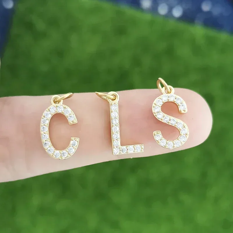 Qmhje-9 x 15 مللي متر الأبجدية إلكتروني قلادة ، قل...