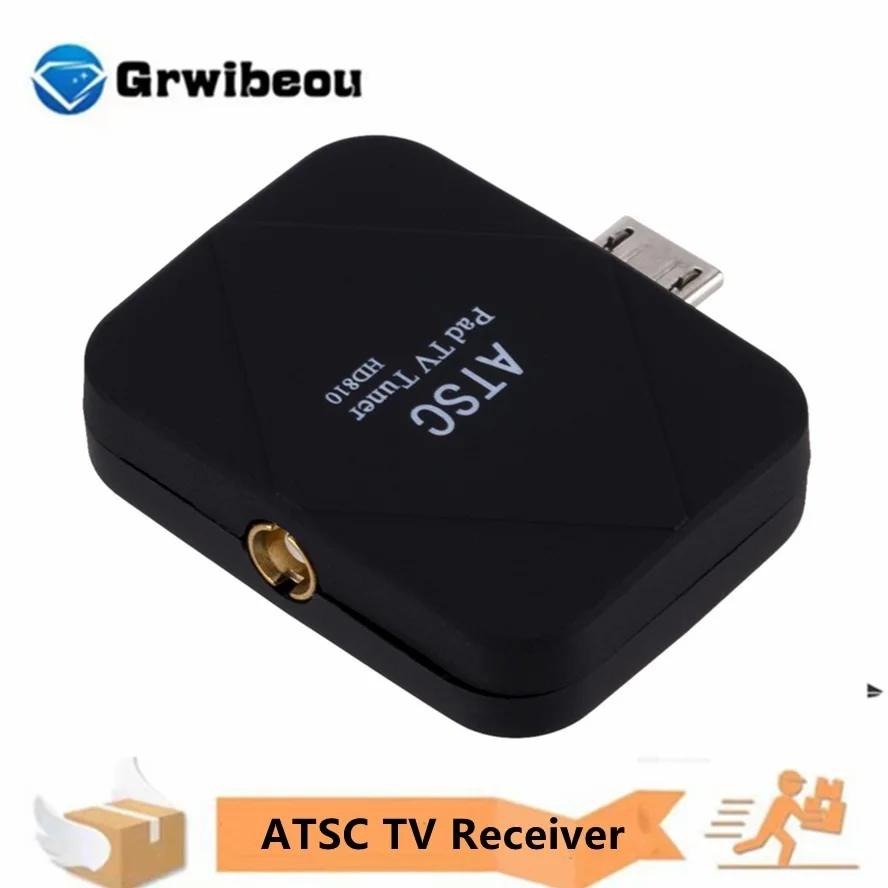 Mini TV Tuner Stick Live Digital ATSC TV Receiver TV On Android Phone Pad For USA Korea Mexico Canada HDTV Satellite Receiver