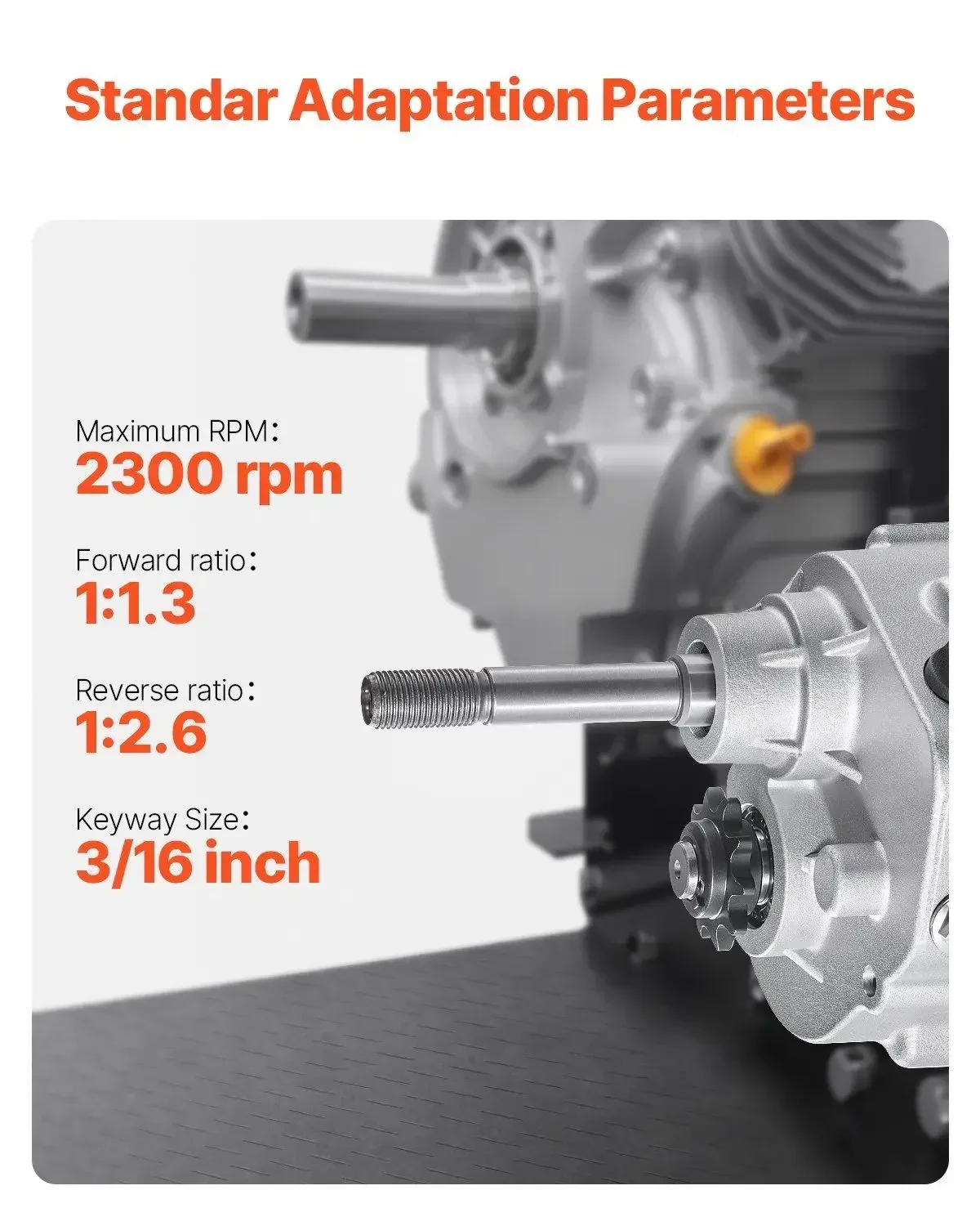 2300 RPM 드라이브 클러치 고강도 클러치 (2-7HP 엔진 및 변속 모드 포함)