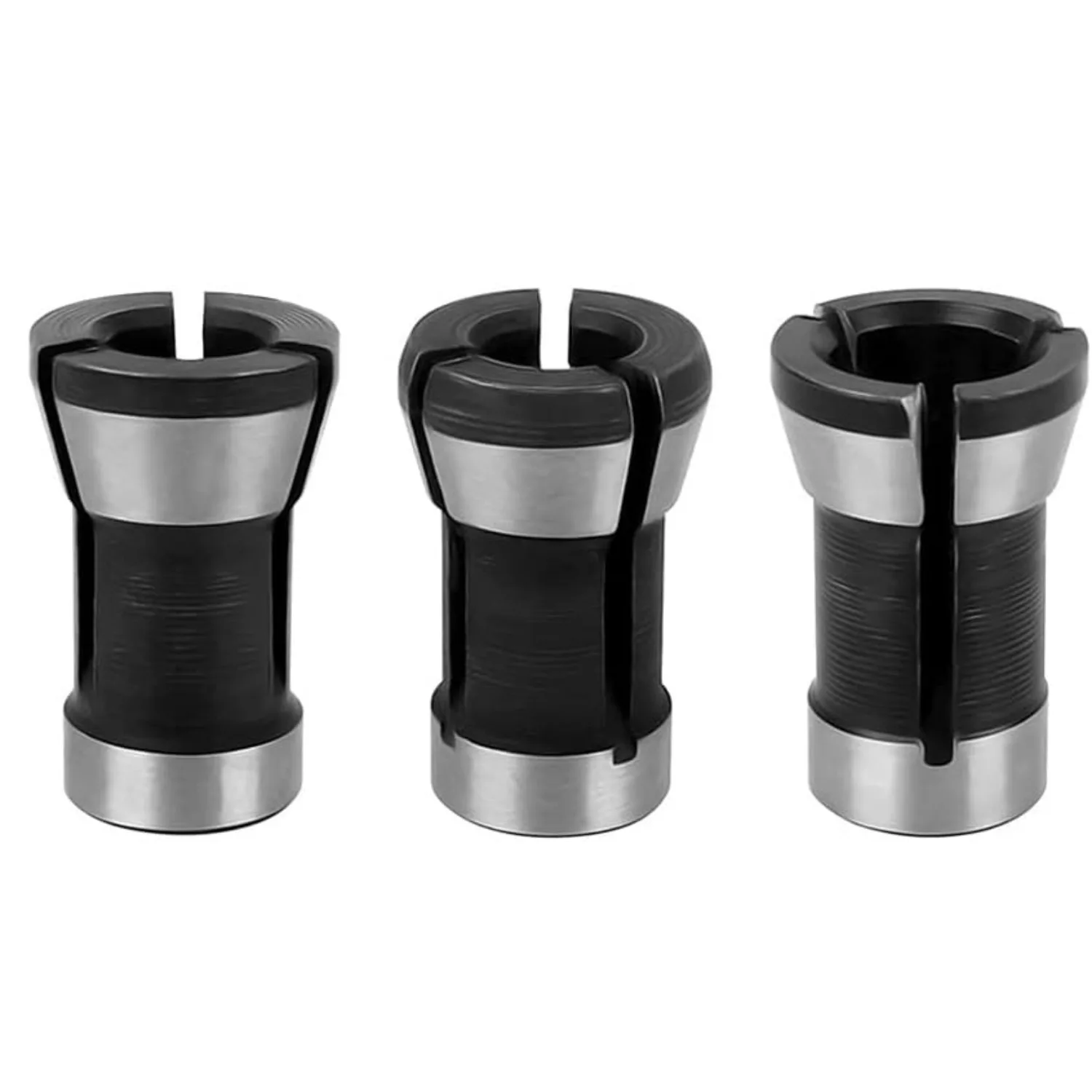Trimmer Collet Adapter 3pcs High Precision For Engraving Trimming Machine