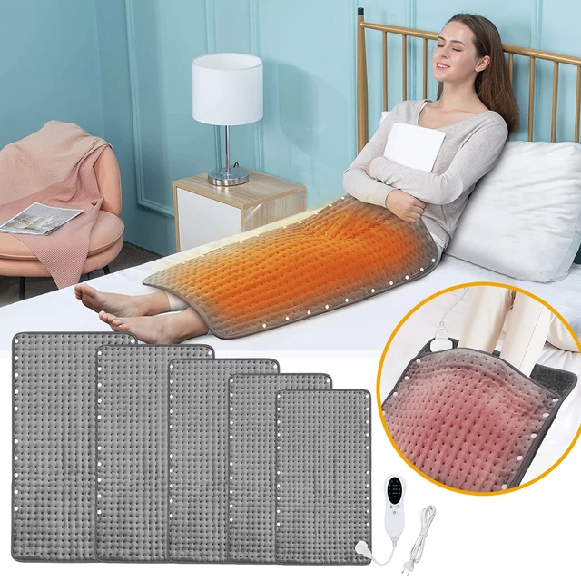 Eu Plug Electric Blanket Foot Warmer Warm 3 Kinds Of Timers Electric 10  Temperature Modes Relief Heating Pad Camping Hiking G3 - AliExpress