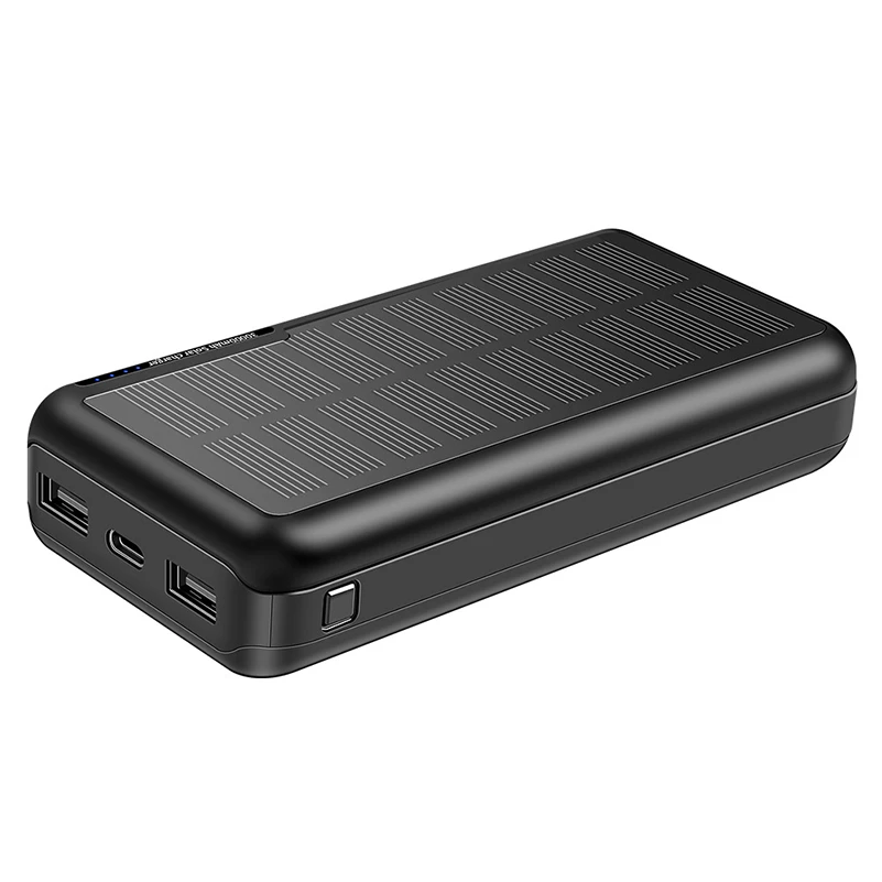 power bank 30000mah 30000mAh Solar Power Bank For Xiaomi Dual USB Portable Charger Powerbank Solar Panel External Battery Camping for iPhone Samsung mini power bank