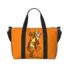 Custom My Friends Tigger Pooh
Cartoon Tote Bag Women Large Capacity Gym Beach Shoulder Travel Bag 1