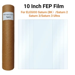 5 Pack Premium 10-Inch FEP Release Films - 290x195x0.15mm (5pcs)