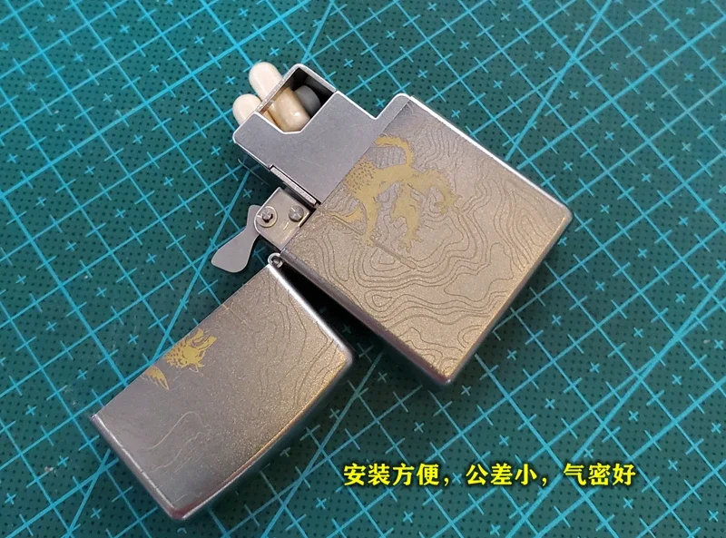 EDC Stainless Steel Insert Portable Candy Chewing Gun Medicine Box Storage Multifunction EDC Tools
