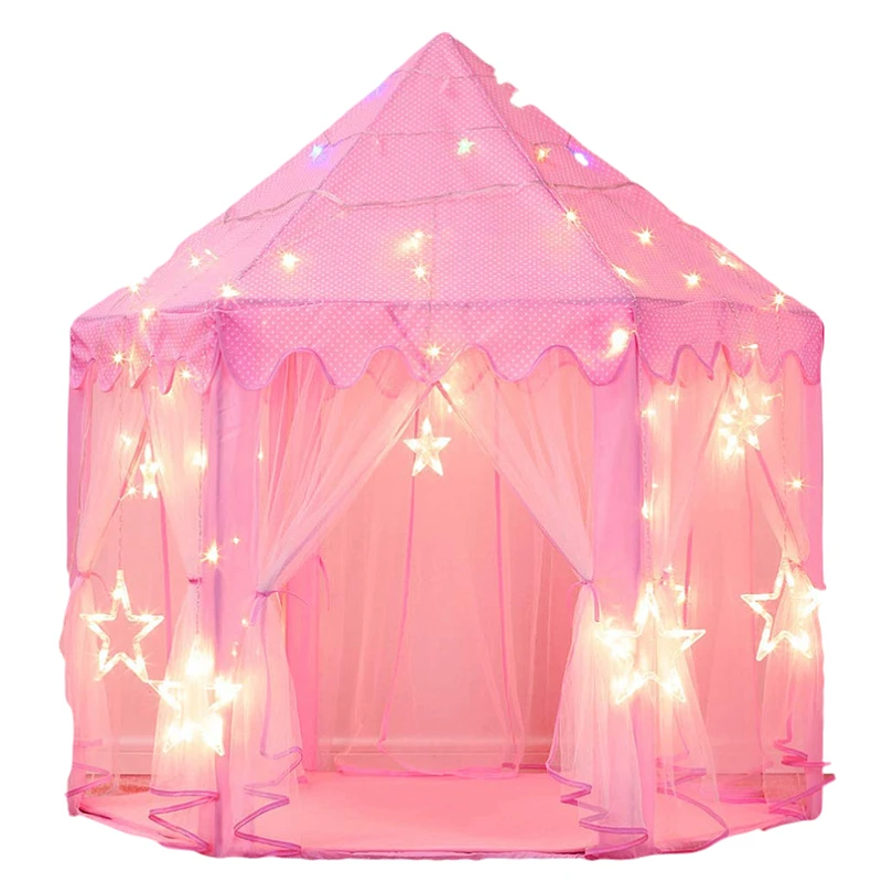 

Kids Toys Tents Kids Play Tent Boy Girl Princess Castle Indoor Outdoor Kids House Play Ball Pit Pool Playhouse