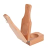 A50I Wooden Tostonera Plantain Press With Handle,2 In 1 Wood Reusable Plantain Press Smasher,Portable Plantain Press 1