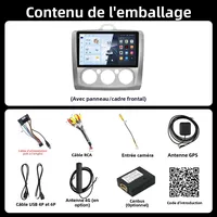 JIUYIN 9 pouces écran IPS pour Ford Focus 2 2004 - 2011 Android 13 lecteur multimédia de voiture Android Auto autoradio GPS Navi CarPlay 5
