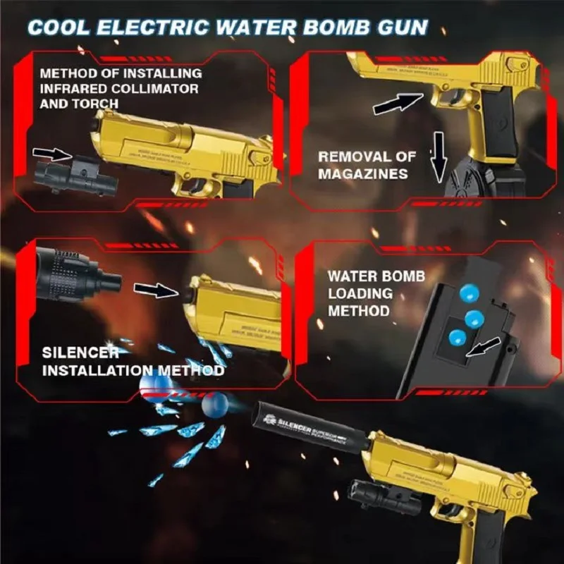 Elektrisch gel blaster waterbal speelgoedpistool voor buiten_voghion.com